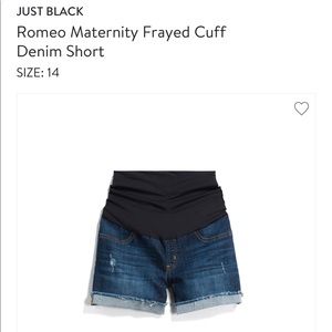 Maternity shorts from stitch fix